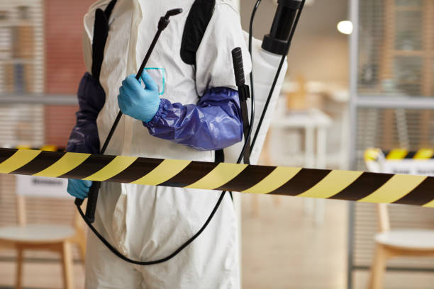 Professional Biohazard technician working in Mellott, IN